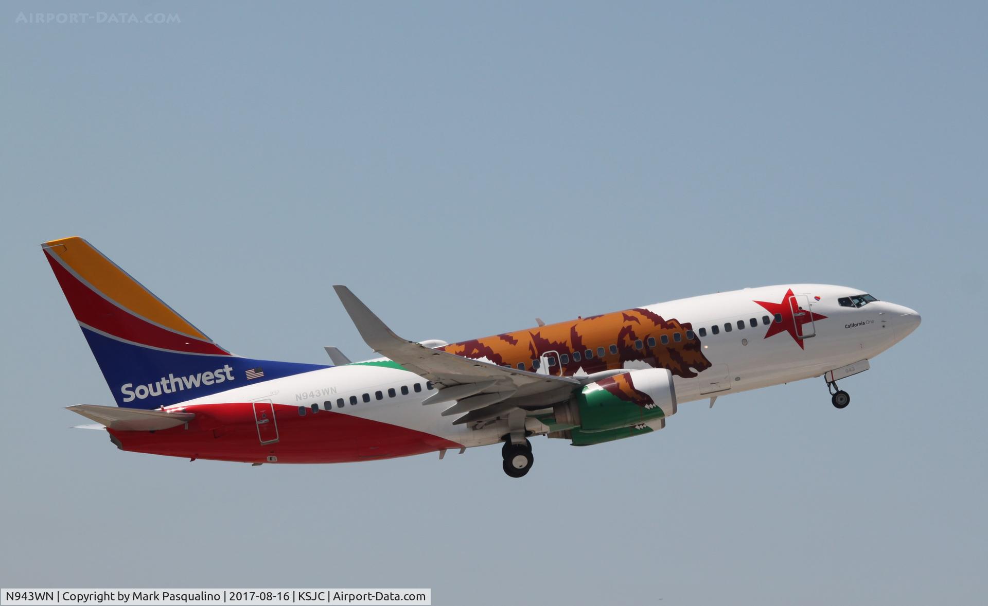 N943WN, 2010 Boeing 737-7H4 C/N 36913, Boeing 737-700