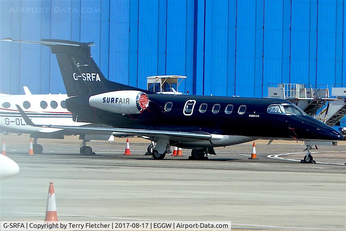 G-SRFA, 2015 Embraer EMB-505 Phenom 300 C/N 50500300, At London- Luton