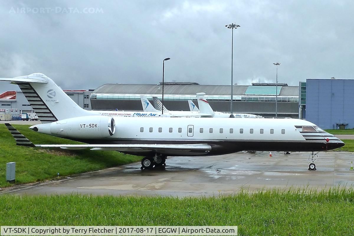 VT-SDK, 2007 Bombardier BD-700 1A10 Global Express C/N 9228, At London- Luton