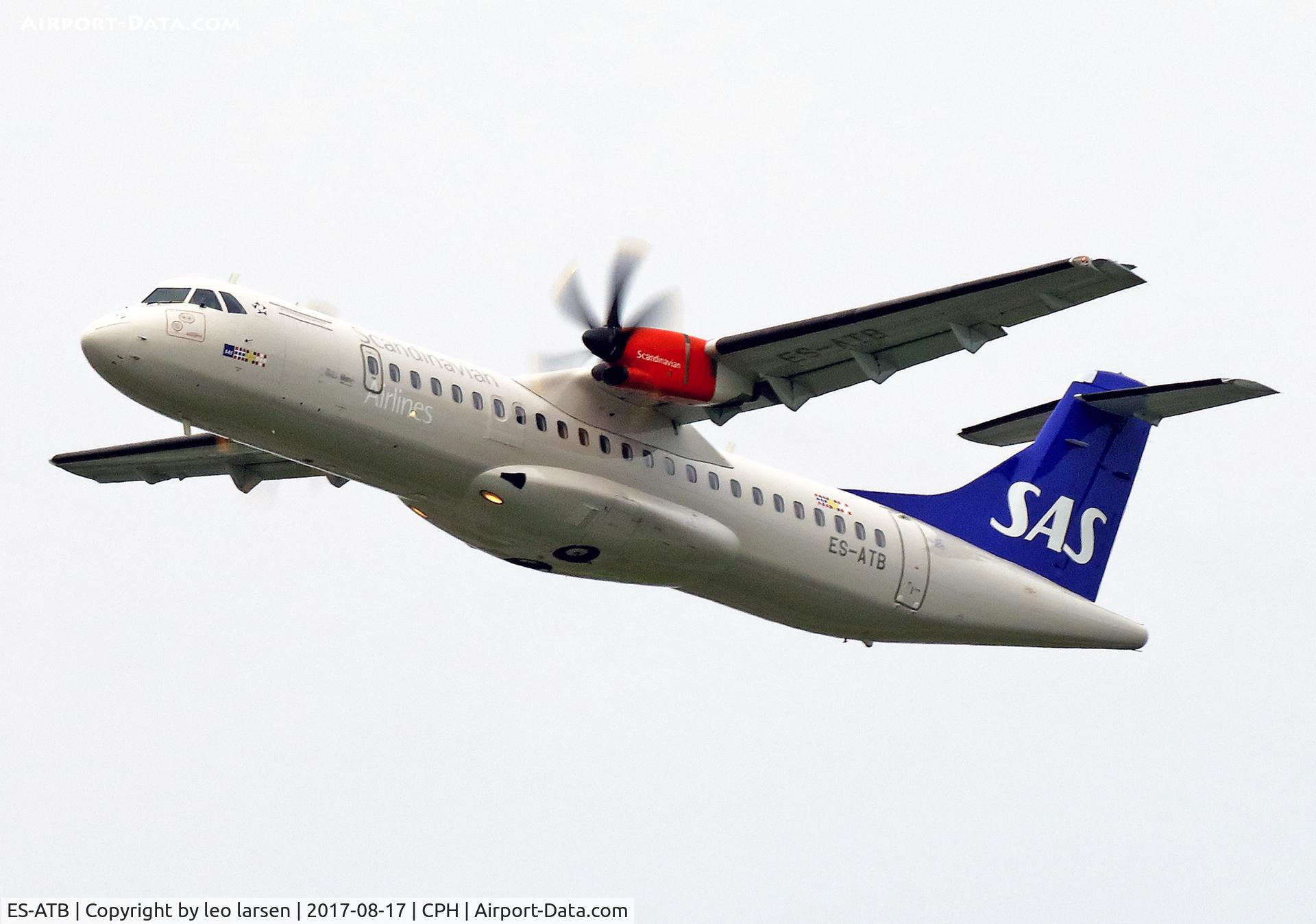 ES-ATB, 2012 ATR 72-600 (72-212A) C/N 1028, Copenhagen 17.8.2017