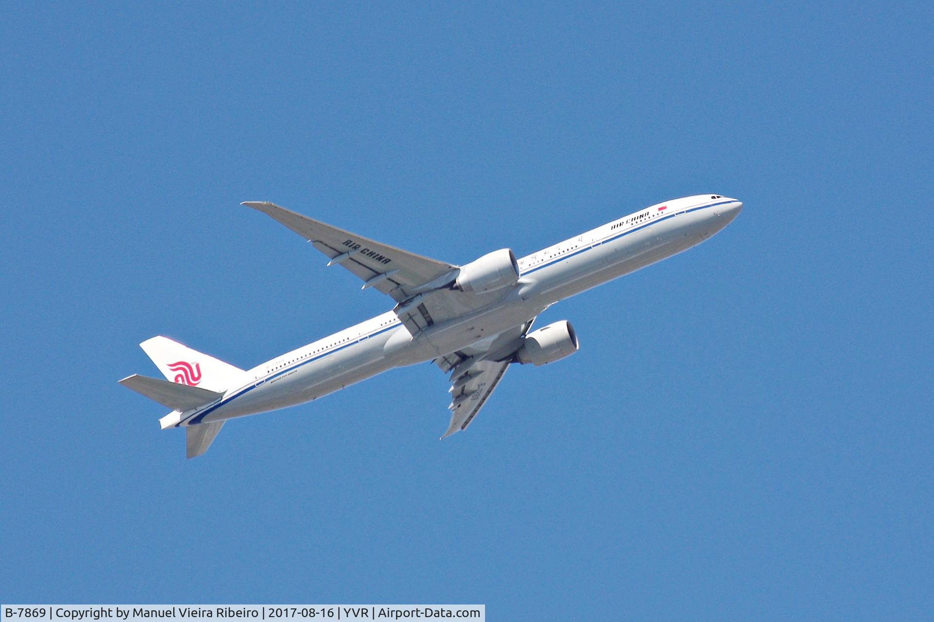 B-7869, 2016 Boeing 777-39L/ER C/N 63353, CA992 to Beijing