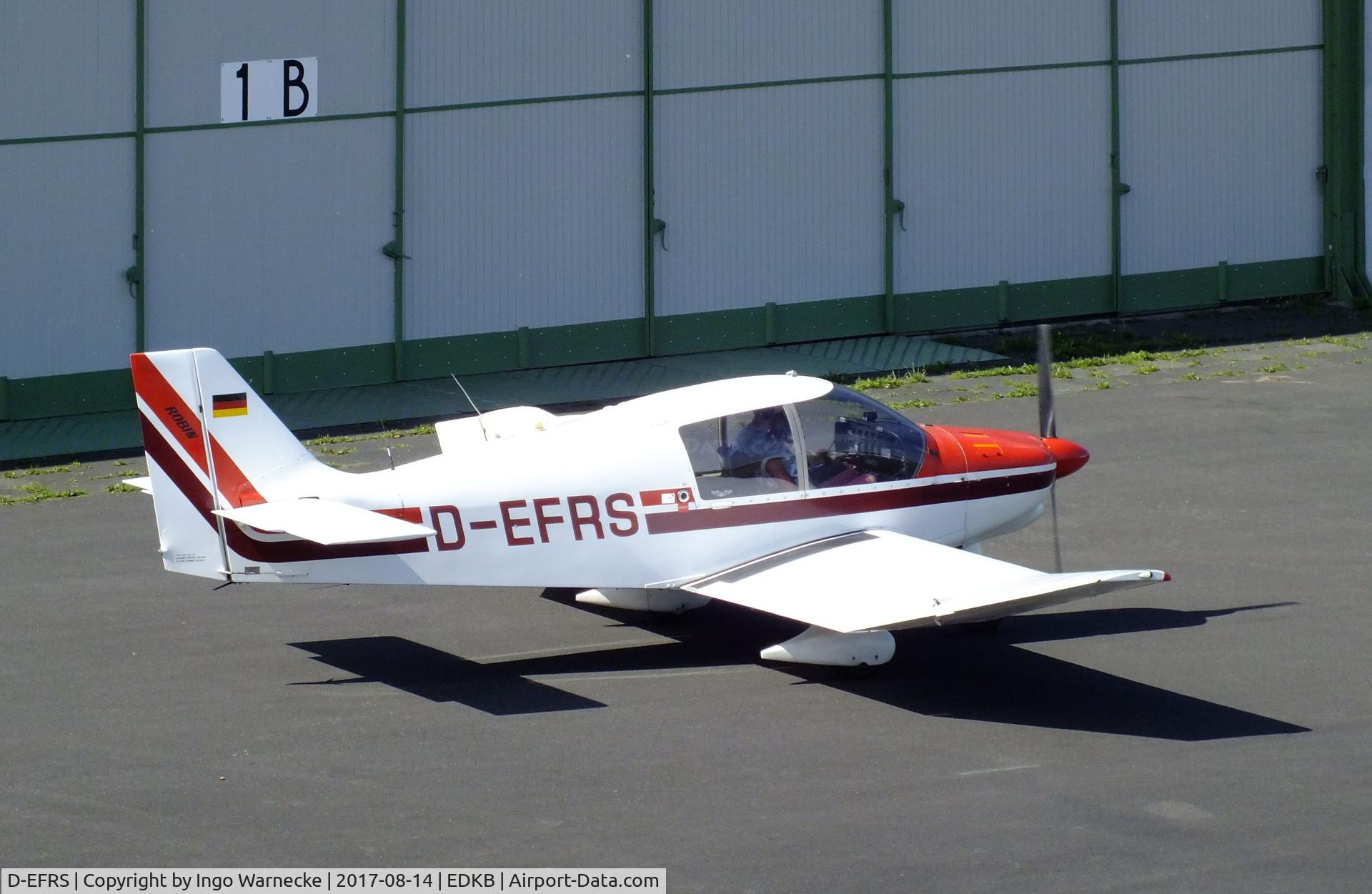 D-EFRS, Robin DR-400-120D Dauphin C/N 1714, Robin DR.400-120D Dauphin at Bonn-Hangelar airfield
