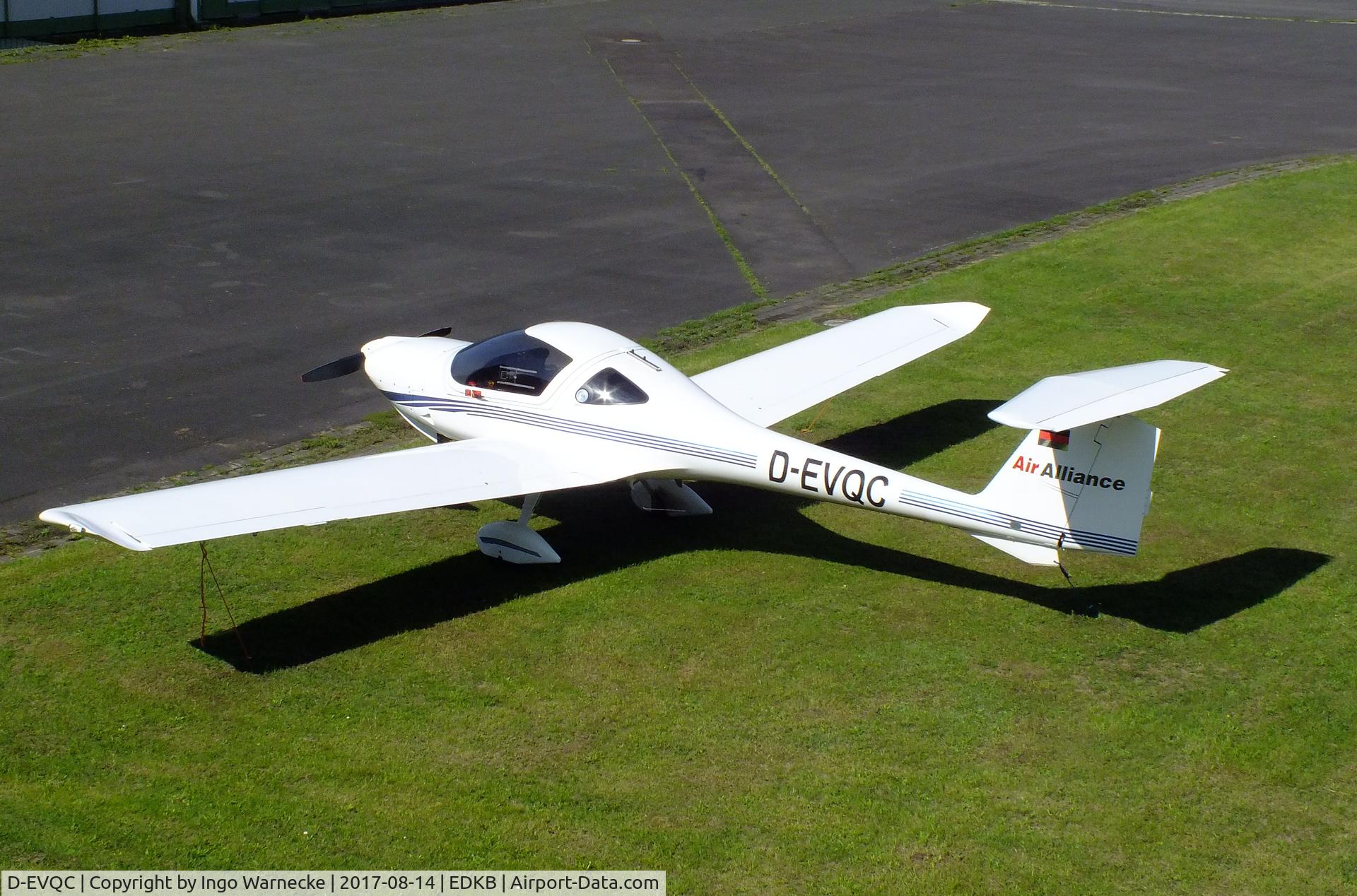 D-EVQC, Diamond DA-20-C1 Eclipse C/N C0131, Diamond DA-20-C1 Eclipse at Bonn-Hangelar airfield