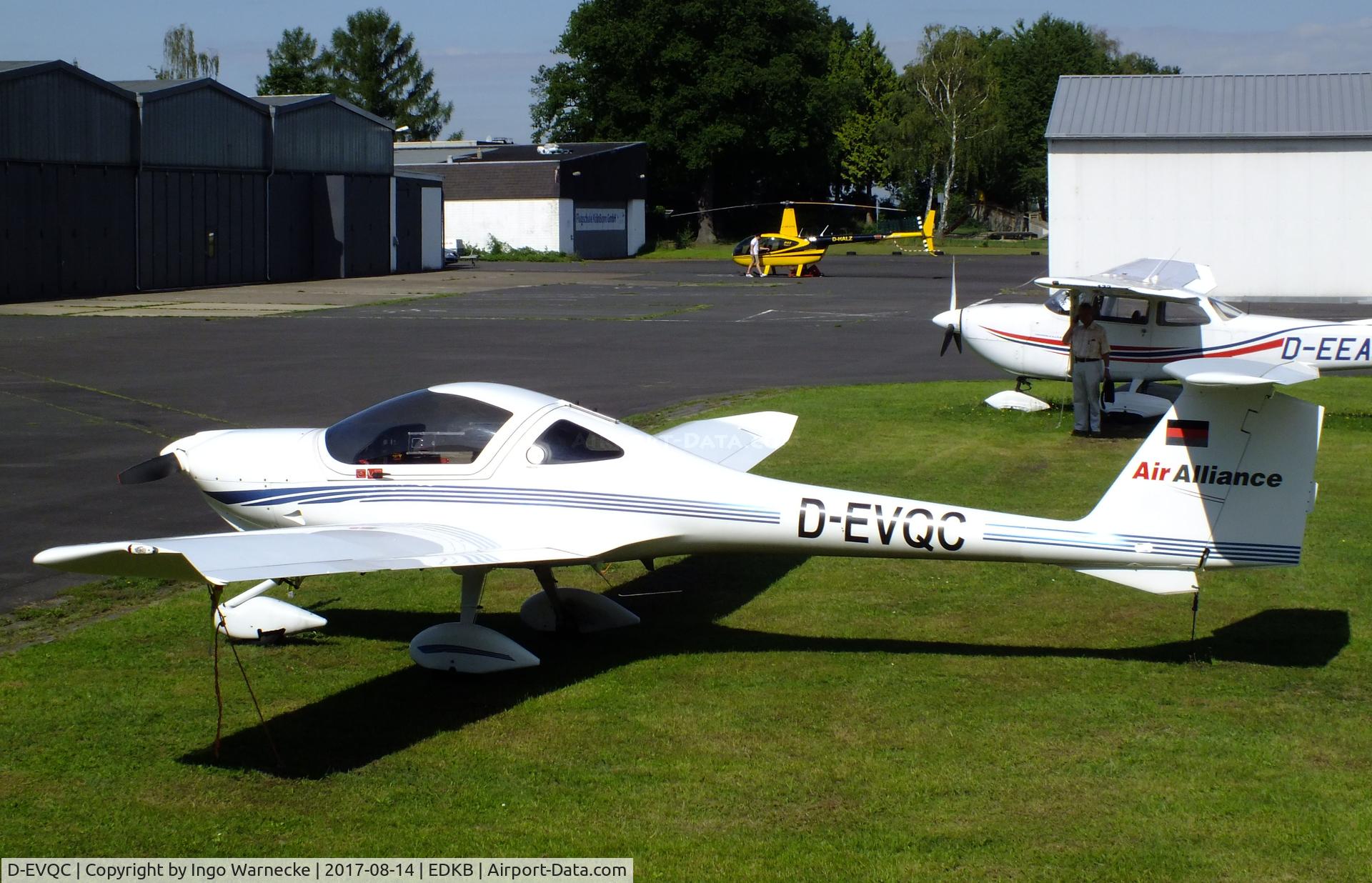 D-EVQC, Diamond DA-20-C1 Eclipse C/N C0131, Diamond DA-20-C1 Eclipse at Bonn-Hangelar airfield