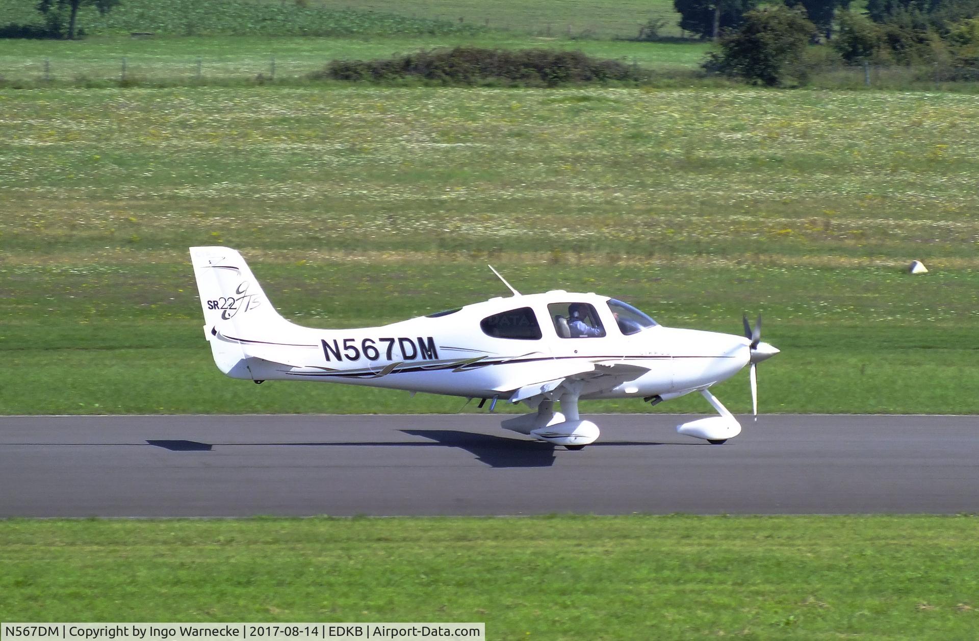 N567DM, 2007 Cirrus SR22 GTS C/N 2353, Cirrus SR22 GTS at Bonn-Hangelar airfield