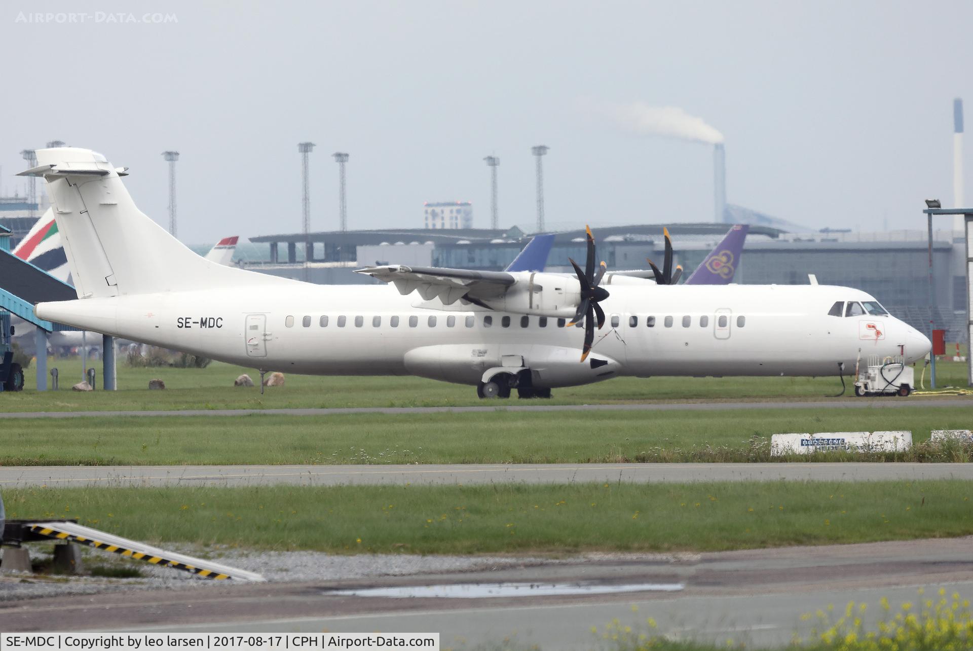 SE-MDC, 2009 ATR 72-212A C/N 894, Copenhagen 17.8.17 now with Danish Air Transport.