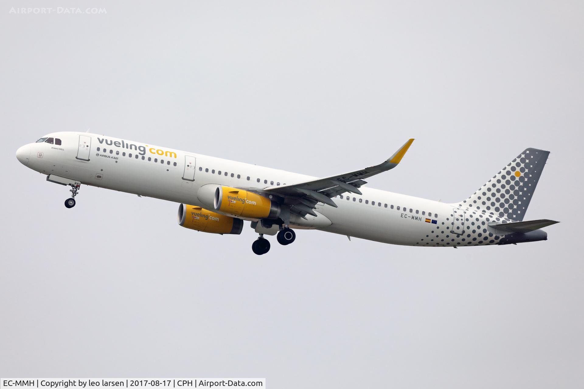 EC-MMH, 2016 Airbus A321-231 C/N 7152, Copenhagen 17.8.2017