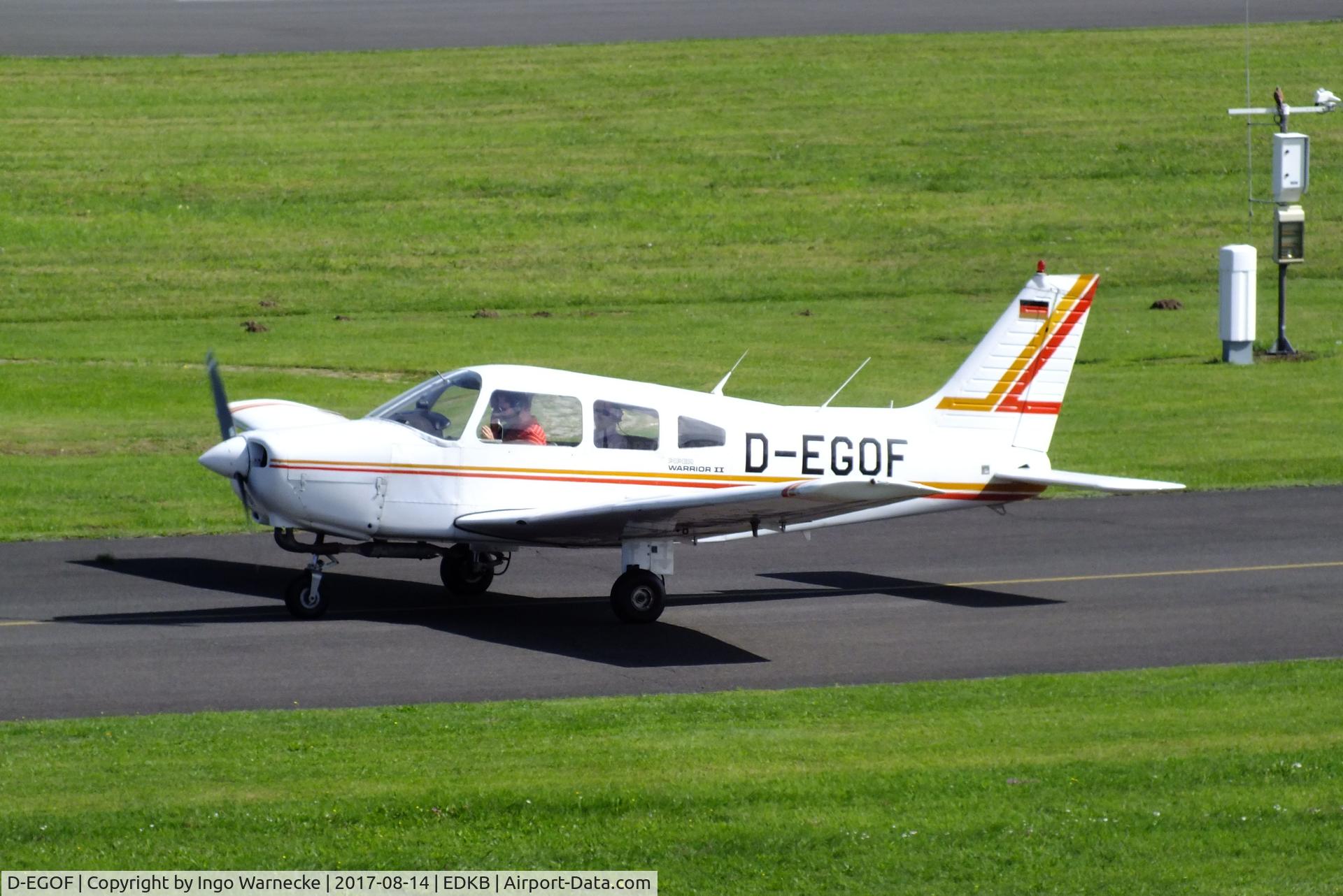 D-EGOF, 1982 Piper PA-28-161 Warrior II C/N 28-8216122, Piper PA-28-161 Warrior II at Bonn-Hangelar airfield