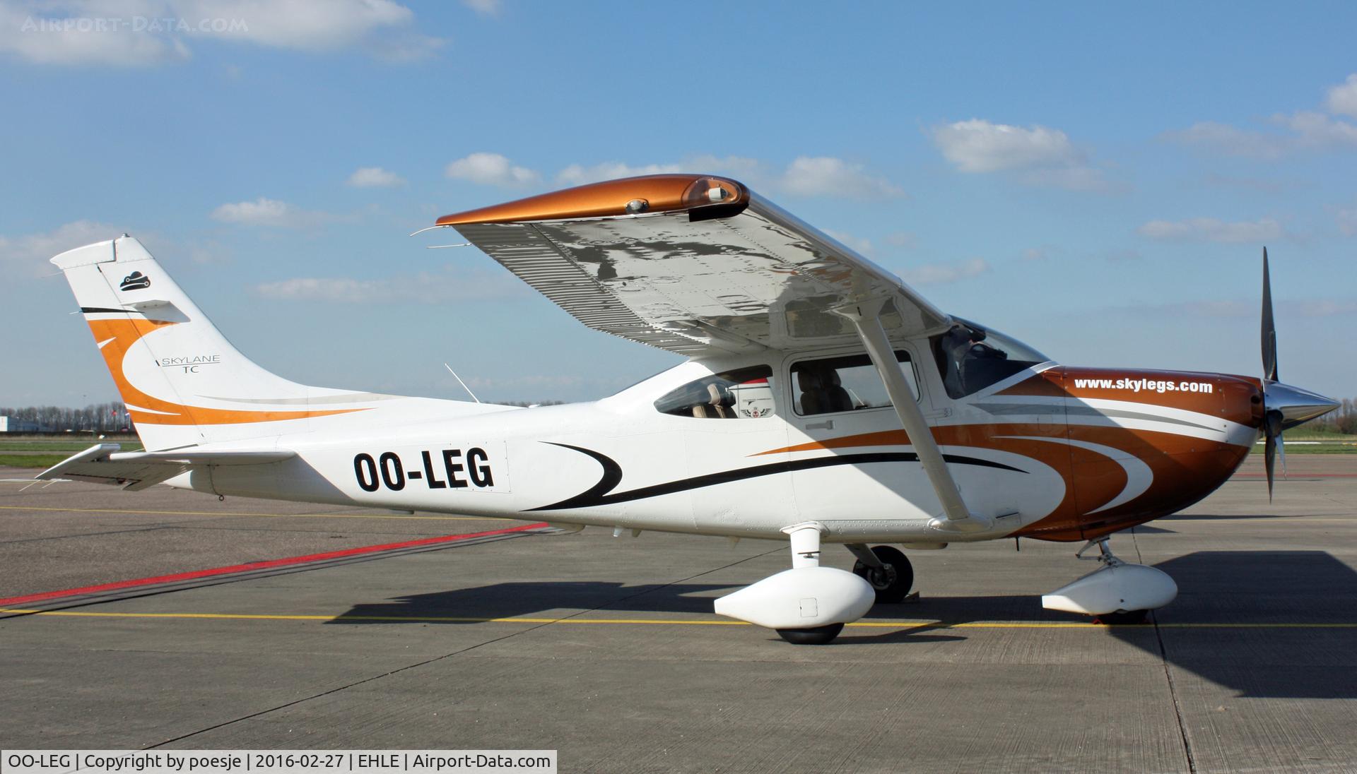 OO-LEG, 2009 Cessna T182T Turbo Skylane C/N T18208931, Visiting Lelystad