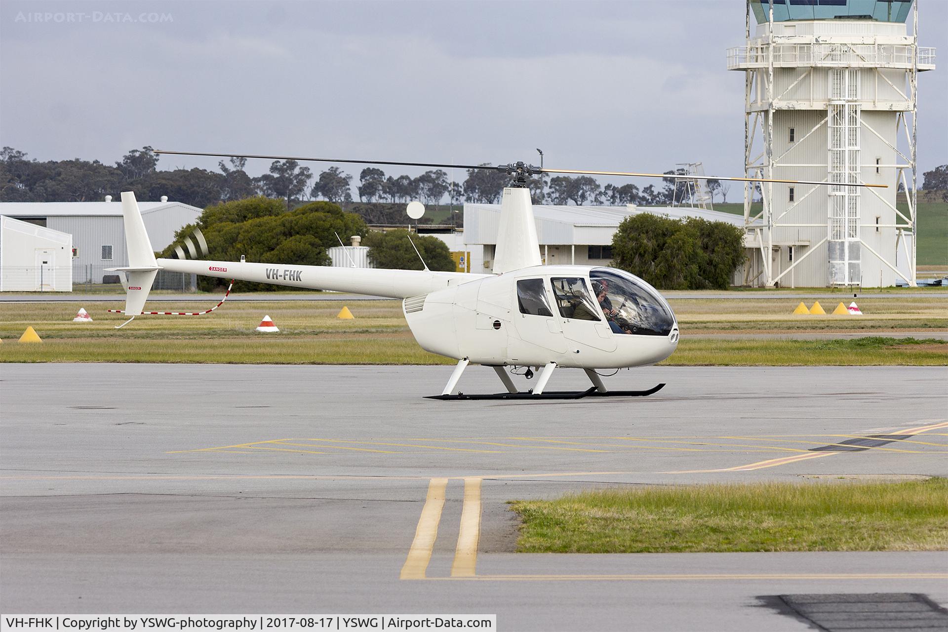 VH-FHK, 2006 Robinson R44 Raven I C/N 1659, Ace Helicopters (VH-FHK) Robinson R44 Raven I at Wagga Wagga Airport.