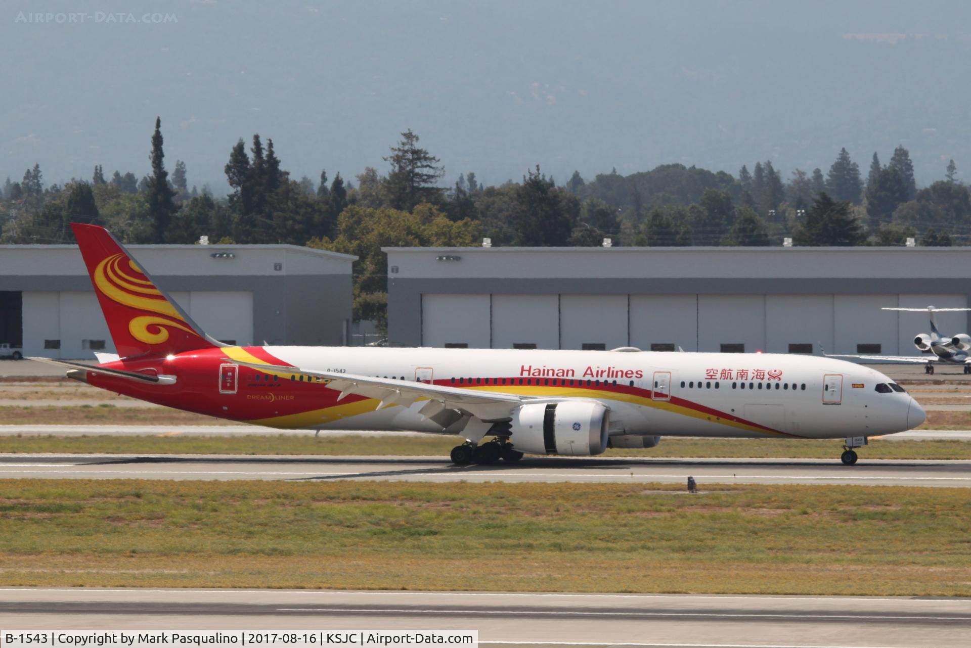 B-1543, 2016 Boeing 787-9 Dreamliner C/N 62716, Boeing 787-9