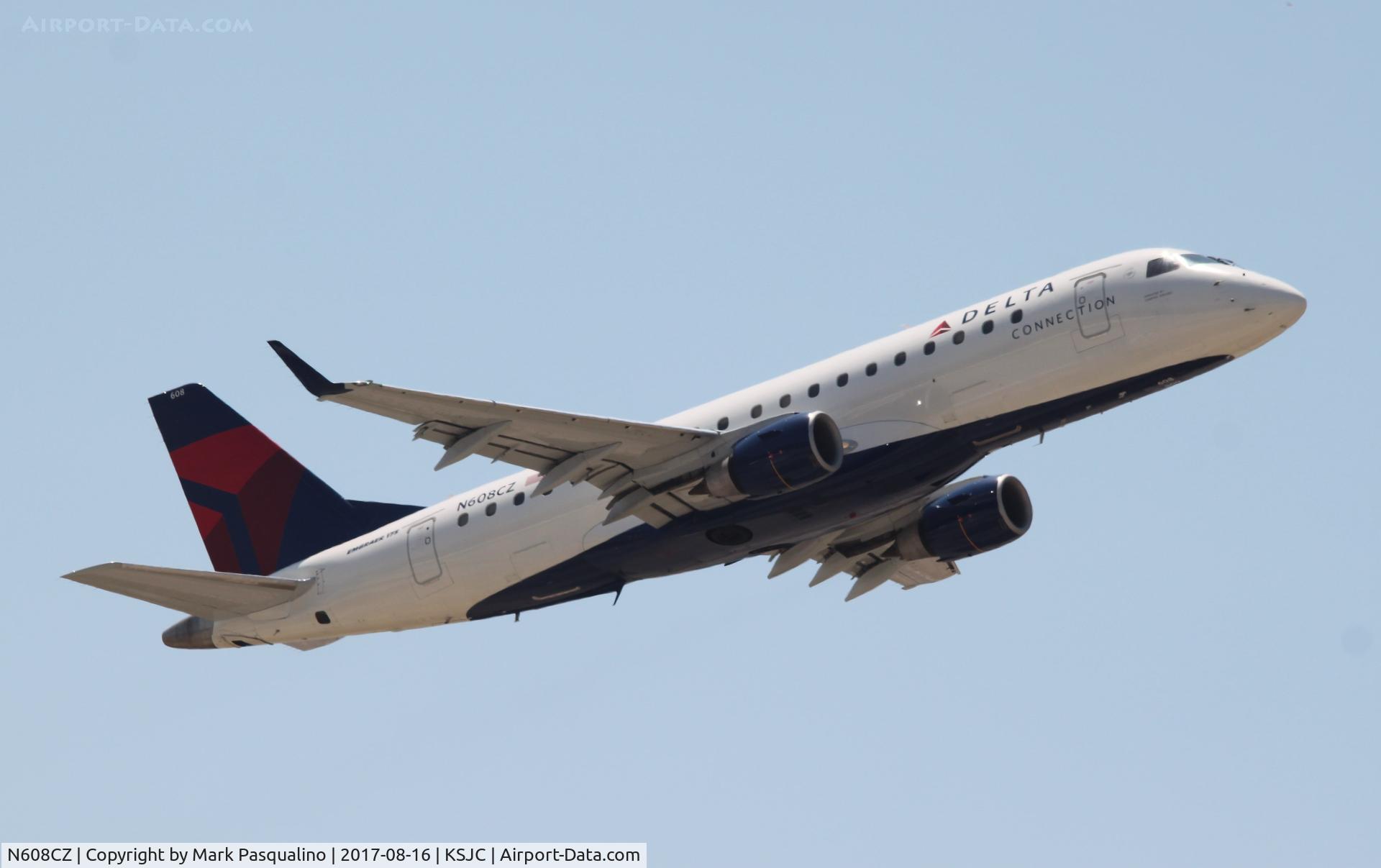 N608CZ, 2007 Embraer 175LR (ERJ-170-200LR) C/N 17000195, ERJ-170-200 LR