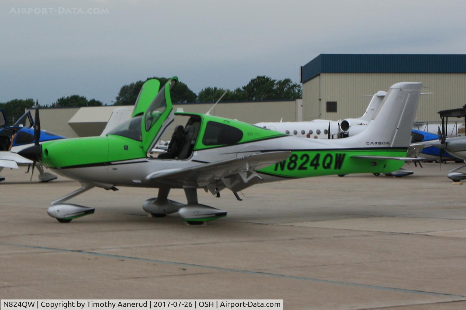 N824QW, 2017 Cirrus SR22T Carbon C/N 1517, 2017 Cirrus SR22T, c/n: 1517
