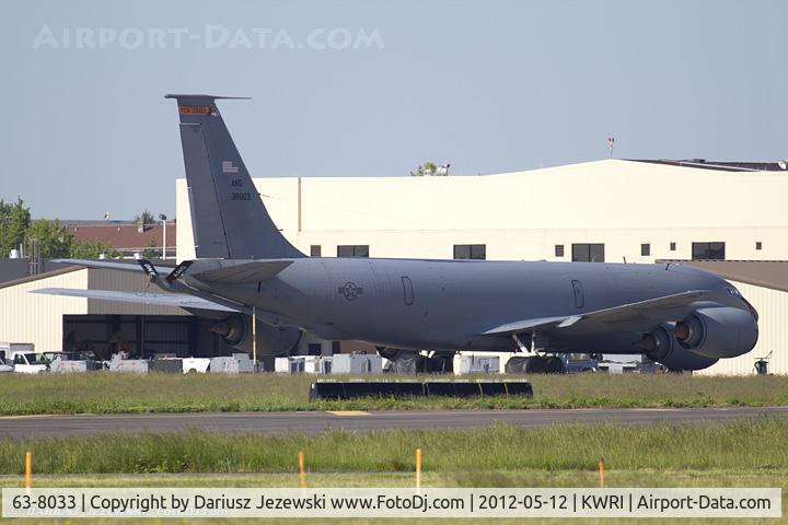 63-8033, 1963 Boeing KC-135R Stratotanker C/N 18650, KC-135R Stratotanker 63-8033  from 141st ARS 