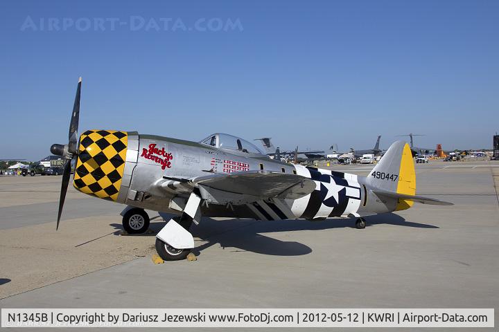 N1345B, 1945 Republic P-47D Thunderbolt C/N 399-55592, Republic P-47D Thunderbolt 