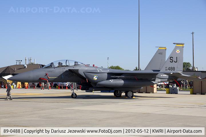 89-0488, 1989 McDonnell Douglas F-15E Strike Eagle C/N 1135/E110, F-15E Strike Eagle 89-0488 SJ from 336th FS 