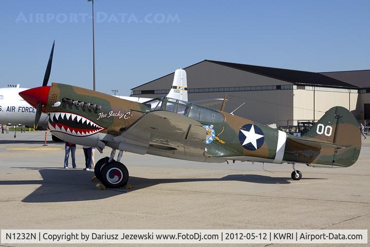 N1232N, 1943 Curtiss P-40N Warhawk C/N 27483, Curtiss P-40M Warhawk 
