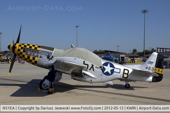 N51EA, 1944 North American F-51D Mustang C/N 44-72483, North American F-51D Mustang 