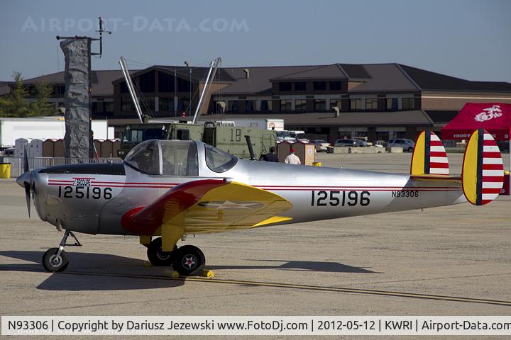 N93306, 1946 Erco 415C Ercoupe C/N 629, Ercoupe 415-C  C/N 629, N93306
