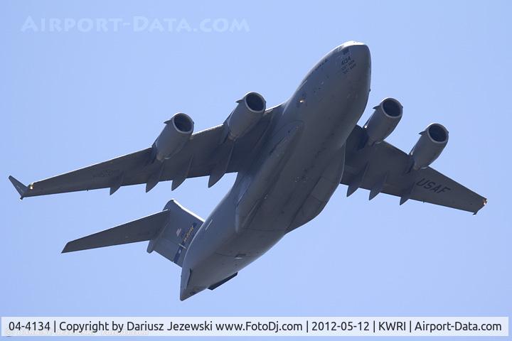 04-4134, 2004 Boeing C-17A Globemaster III C/N P-134, C-17A Globemaster 04-4134 from 6th AS 