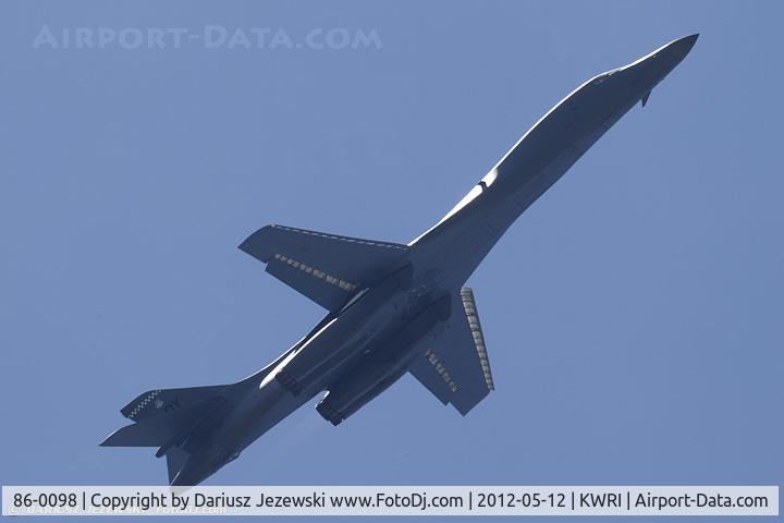 86-0098, 1986 Rockwell B-1B Lancer C/N 58, B-1B Lancer 86-0098 DY from 9th BS 