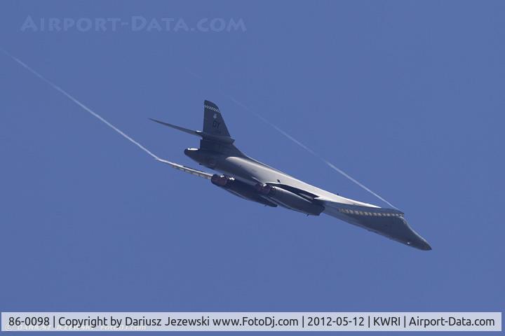 86-0098, 1986 Rockwell B-1B Lancer C/N 58, B-1B Lancer 86-0098 DY from 9th BS 