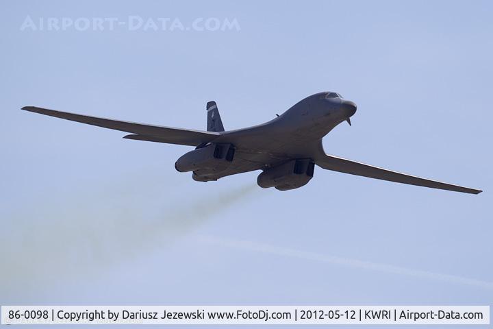 86-0098, 1986 Rockwell B-1B Lancer C/N 58, B-1B Lancer 86-0098 DY from 9th BS 