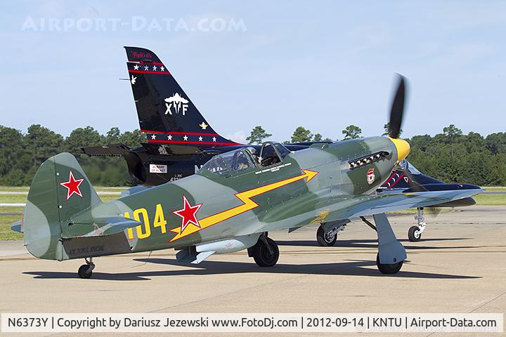 N6373Y, 1997 Yakovlev Yak-9U-M C/N 0470404, Yakovlev Yak-9U-M  C/N 0470404 - Sean Caroll, N6373Y