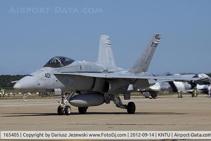 165405, McDonnell Douglas F/A-18C Hornet C/N 1433, F/A-18C Hornet 165405 NE-401 from VFA-34 