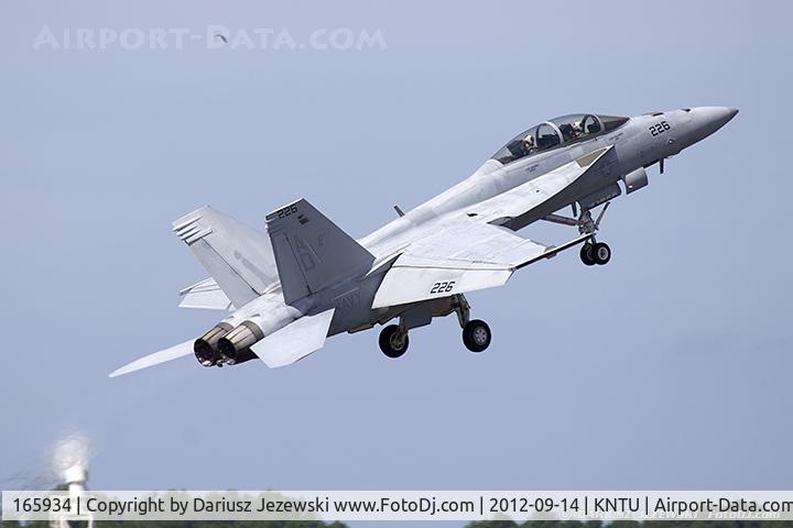 165934, Boeing F/A-18F Super Hornet C/N F080, F/A-18F Super Hornet 165934 AD-226 from VFA-106 