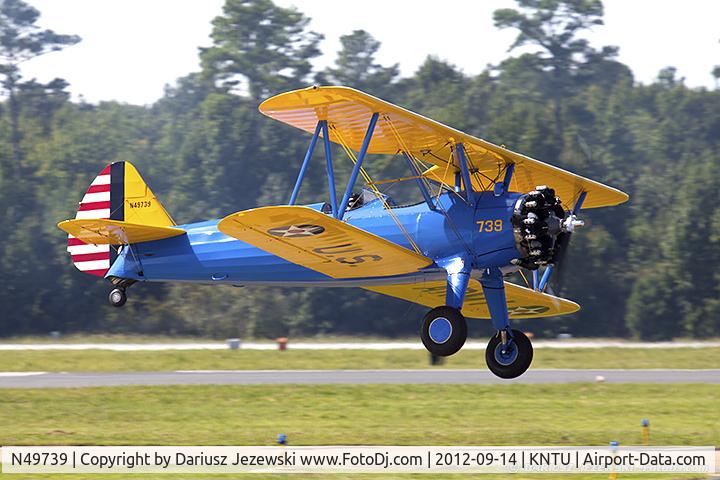 N49739, 1943 Boeing A75N1(PT17) C/N 75-4462, Boeing A-75N1 (PT-17) Stearman  C/N 75-4462 - John Mohr , N49739