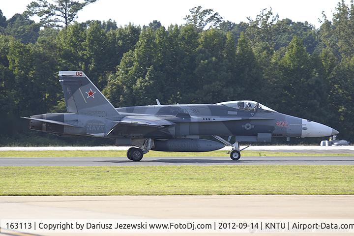 163113, McDonnell Douglas F/A-18A Hornet C/N 0507/A419, F/A-18A Hornet 163113 AF-06 from VFA-204 