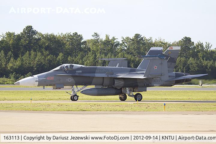 163113, McDonnell Douglas F/A-18A Hornet C/N 0507/A419, F/A-18A Hornet 163113 AF-06 from VFA-204 