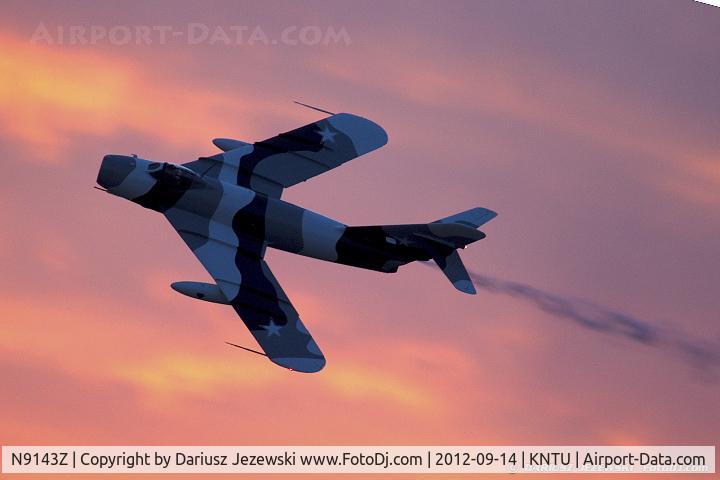 N9143Z, 1959 PZL-Mielec Lim-5 (MiG-17F) C/N 1C1707, PZL Mielec Lim-5 (MiG-17)  C/N 1C1707, N9143Z