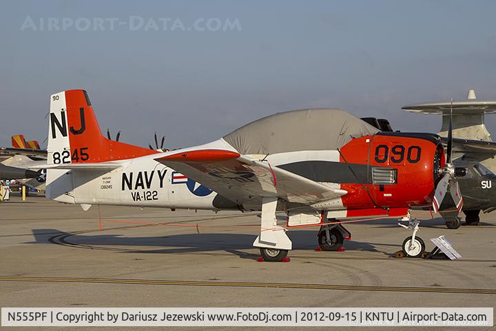 N555PF, 1954 North American T-28B Trojan C/N 200-336 (138265), North American T-28B Trojan  C/N 138265, N555PF
