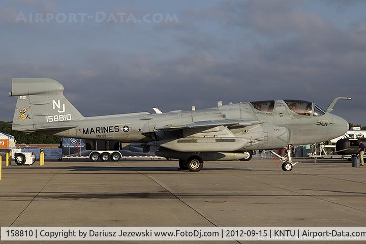 158810, Grumman EA-6B Prowler C/N P-40, EA-6B Prowler 158810 NJ-901 from VAQ-129 