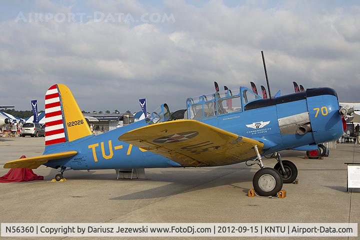N56360, 1942 Convair BT-13A Valiant C/N 5946, Convair BT-13A Valiant  C/N 5946, N56360