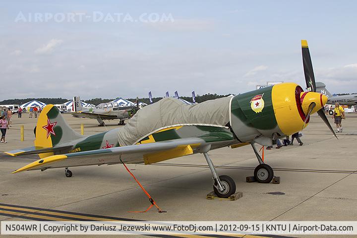 N504WR, 1981 Yakovlev Yak-50 C/N 812104, Yakovlev Yak-50  C/N 812104, N504WR