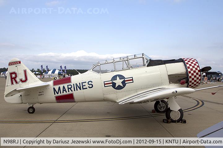 N98RJ, 1944 North American SNJ-5C Texan Texan C/N 88-17960, North American SNJ-5C Texan  C/N 90752, N98RJ