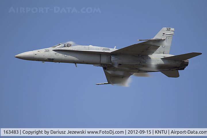 163483, 1988 McDonnell Douglas F/A-18C Hornet C/N 0714/C042, F/A-18C Hornet 163483 AD-321 from VFA-106 
