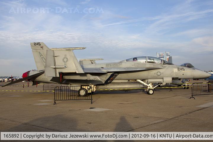 165892, Boeing F/A-18F Super Hornet C/N F052, F/A-18F Super Hornet 165892 AD-245 from VFA-106 