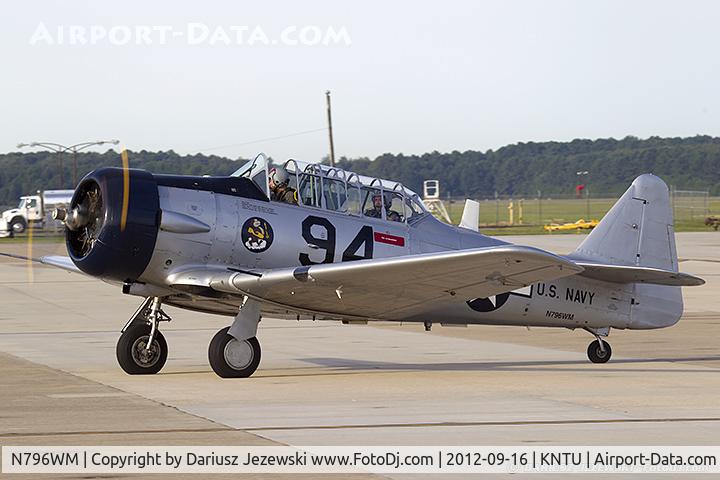N796WM, 1943 North American AT-6D Texan C/N 88-15328, North American AT-6D Texan  C/N 88-15328, N796WM