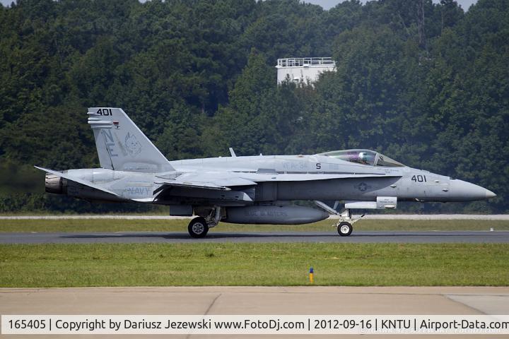 165405, McDonnell Douglas F/A-18C Hornet C/N 1433, F/A-18C Hornet 165405 NE-401 from VFA-34 