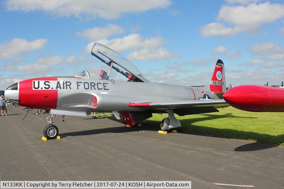 N133KK, Canadair T-33AN Silver Star 3 C/N T33-556, At 2017-EAA Airventure at Oshkosh