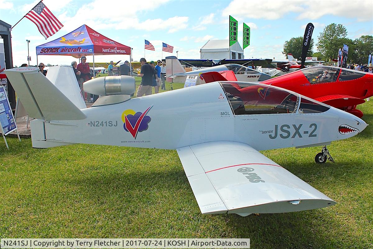 N241SJ, Sonex JSX-2 C/N 002, At 2017-EAA Airventure at Oshkosh