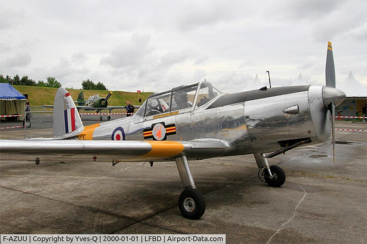 F-AZUU, 1952 De Havilland DHC-1 Chipmunk T.10 C/N C1/0736, De Havilland DHC-1 Chipmunk 22, Static display, Bordeaux-Mérignac Air Base 106 (LFBD-BOD) Open day 2017