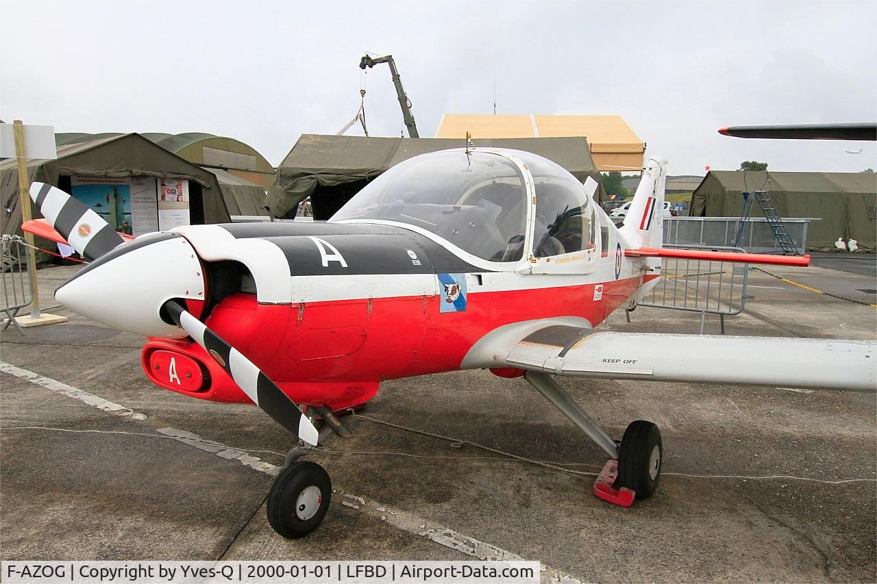 F-AZOG, 1973 Scottish Aviation Bulldog T.1 C/N BH.120/254, Scottish Aviation Bulldog T.1, Static display, Bordeaux-Mérignac Air Base 106 (LFBD-BOD) Open day 2017