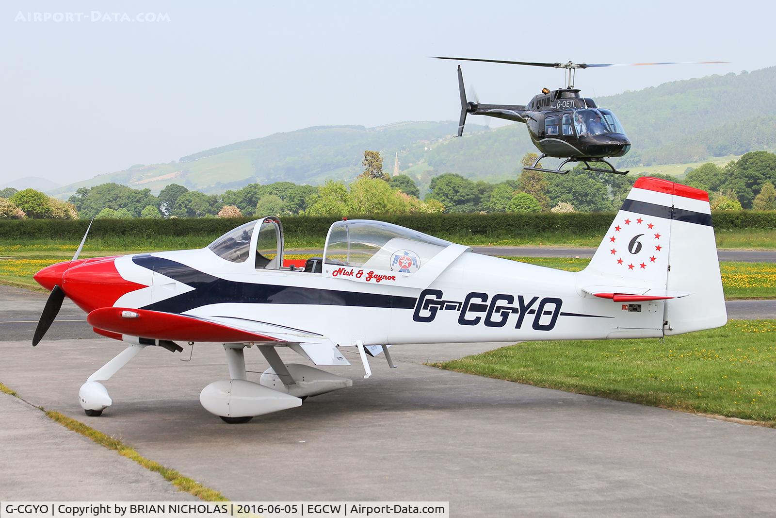 G-CGYO, 2005 Vans RV-6A C/N 24704, Day trip.