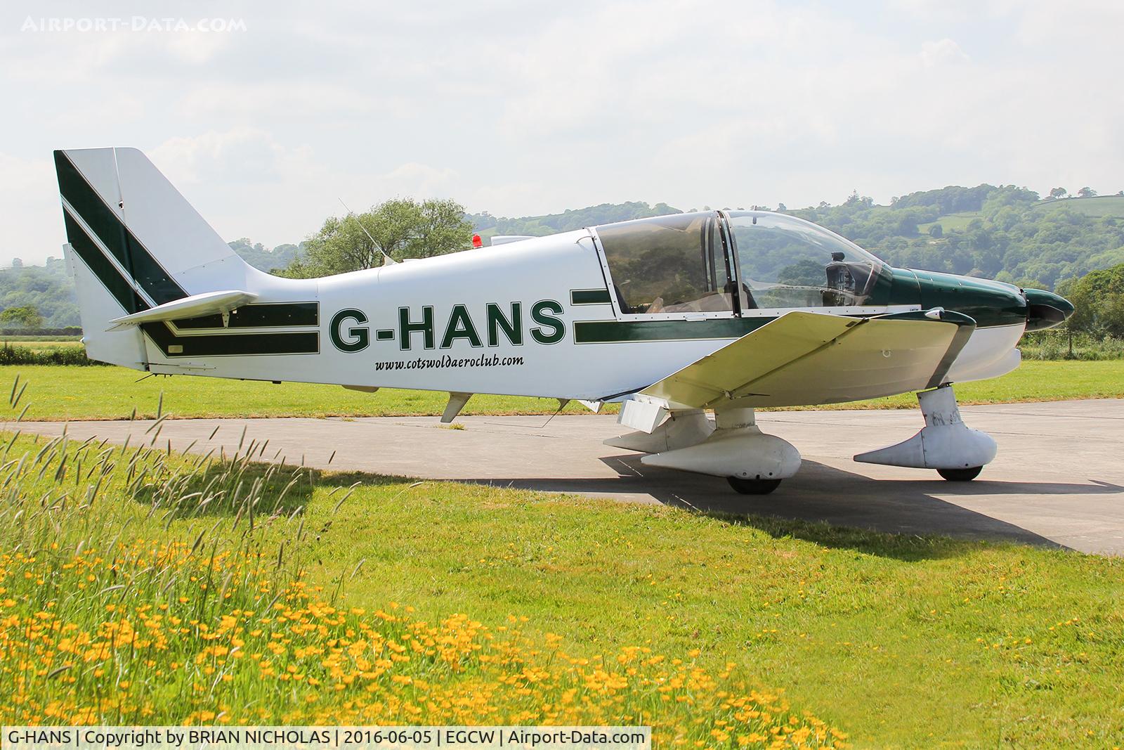 G-HANS, 1979 Robin DR-400-108  Dauphin 2+2 C/N 1384, Hans in the sun.