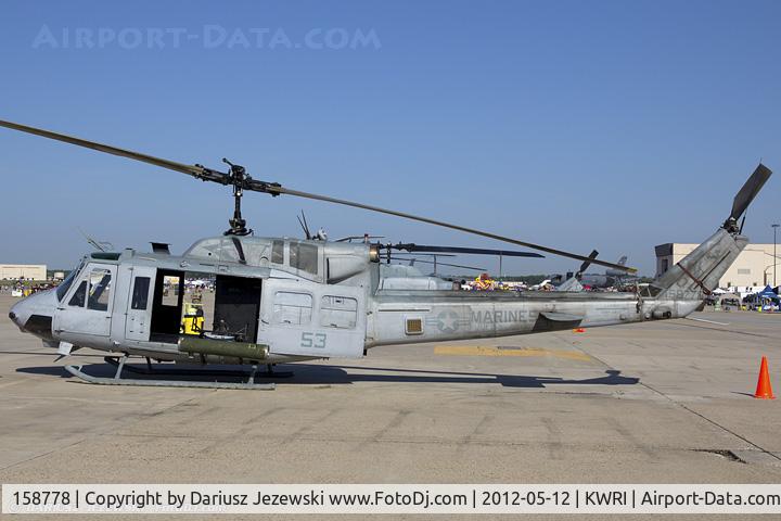 158778, 1973 Bell UH-1N Iroquois C/N 31654, UH-1N Twin Huey 158778 WG-53 from HMLA-775 